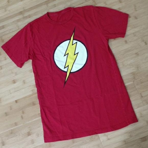 ASO Grant Gustin "The Flash" DC Logo Graphic Tee M - Picture 2 of 4